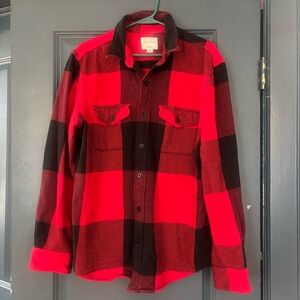 American Eagle Classic Lumberjack Flannel Shirt Red Black Plaid Size Men’s L